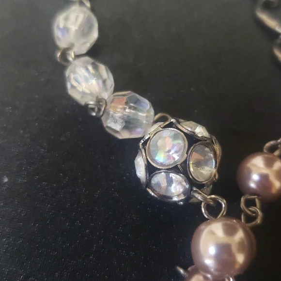 Heart/ Beads Chain Necklace - Picture 6 of 8